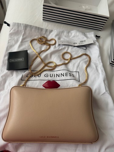 Authentic lulu guinness clutch - authentic,