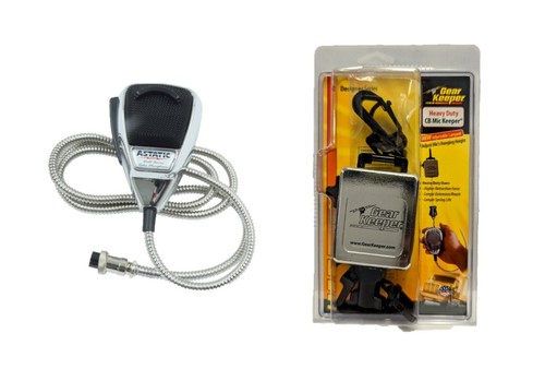 Astatic chrome ham radio - cb/ham,