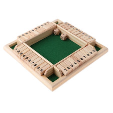 Wooden Shut The Box Board Game