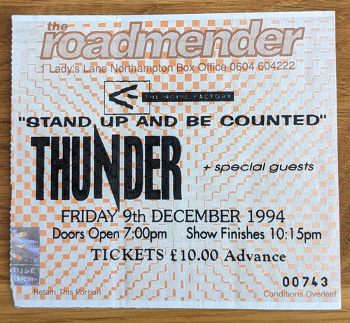 Thunder roadmender concert - roadmender,