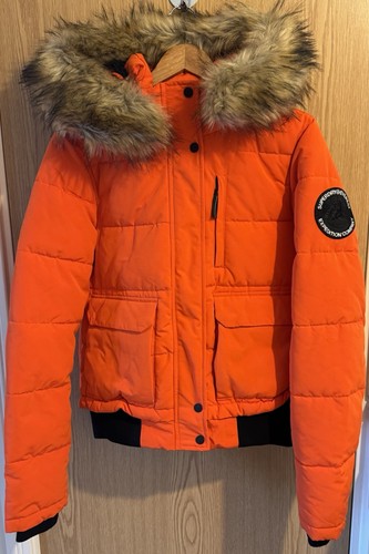 Superdry everest orange puffer - superdry,
