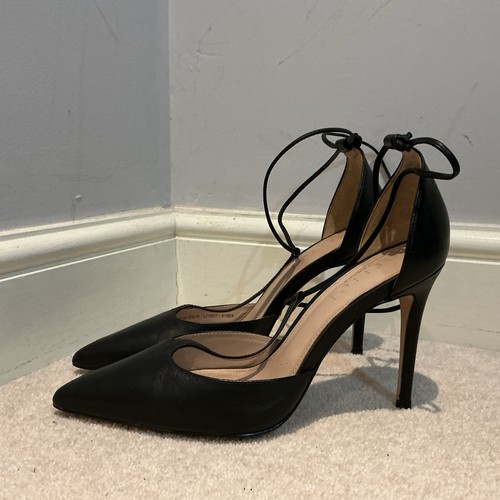 Office leather lace - office, stiletto
