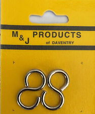 S Hooks Pack Of 2 Chrome