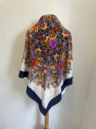 Valentino scarf vibrant floral - valentino,