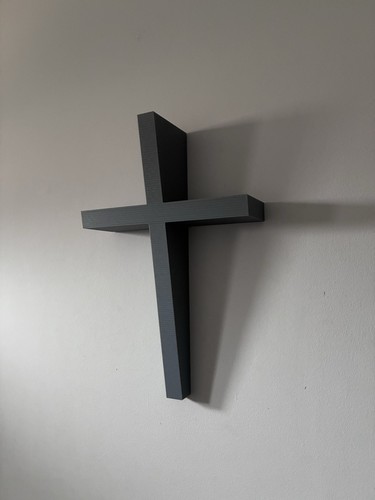 30cm modern cross wall art - 30cm,