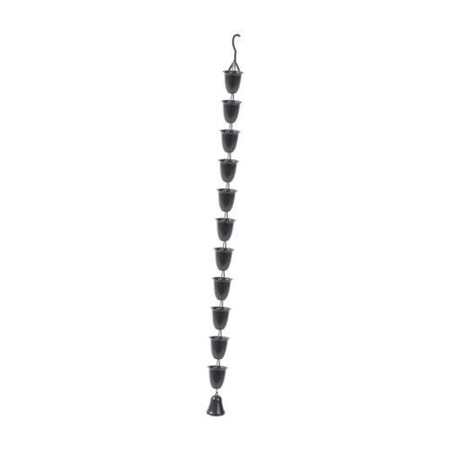 Rain chain for gutter backyard - gutter,