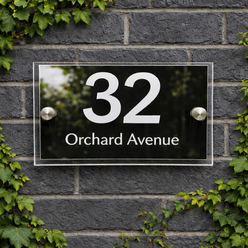 House number plaques - number,
