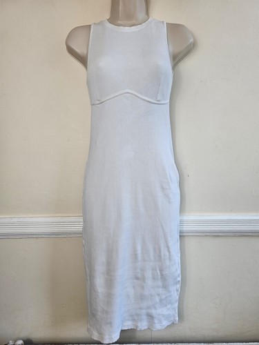 Zara white ribbed knit - zara,