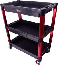 3 Shelves Tool Storage Cart