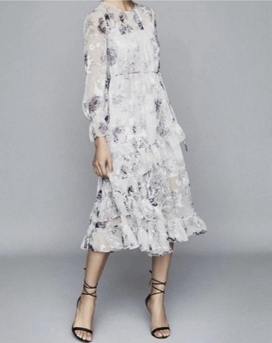 Reiss anabel silk blend dress - anabel,