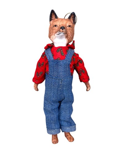 Fox christmas ornament - fox,