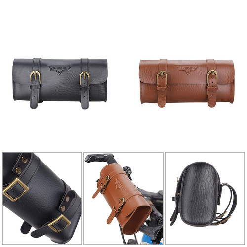 Retro bicycle tail - bag, pu