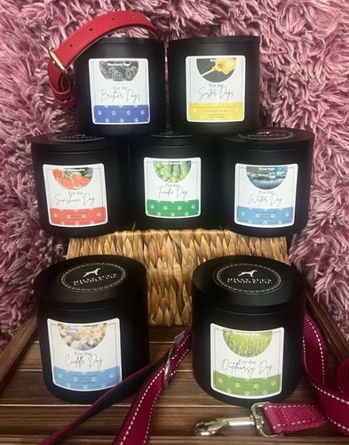 Soy dog candles - dog, 16oz