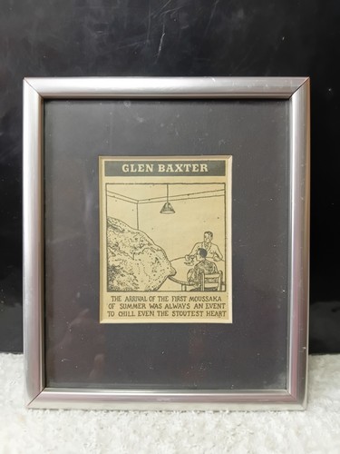 Glen baxter framed print - baxter,