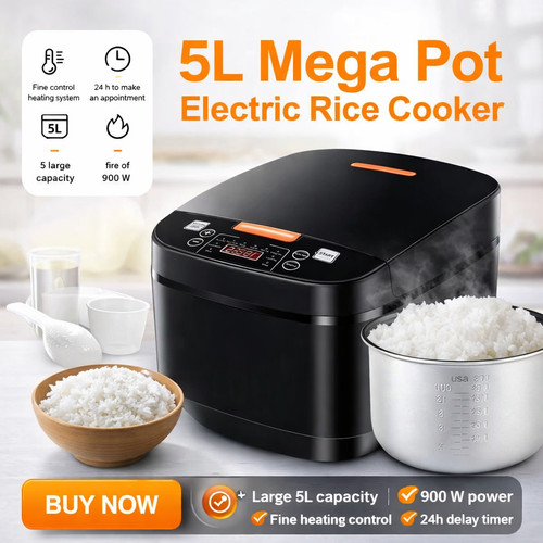 Electric rice cooker 1000w - electric,