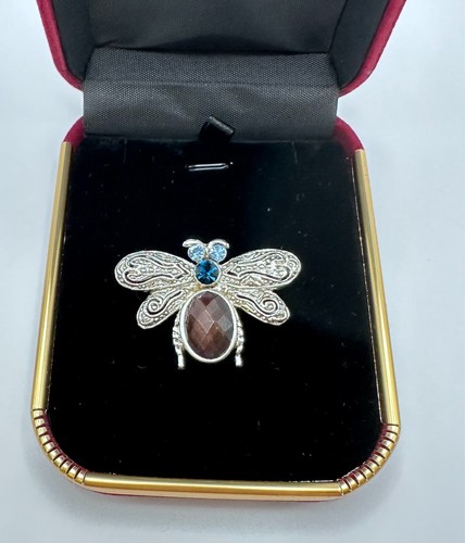 Vintage style bee brooch - vintage,