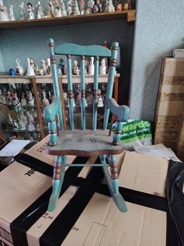 Wooden dolls rocking chair - wooden,