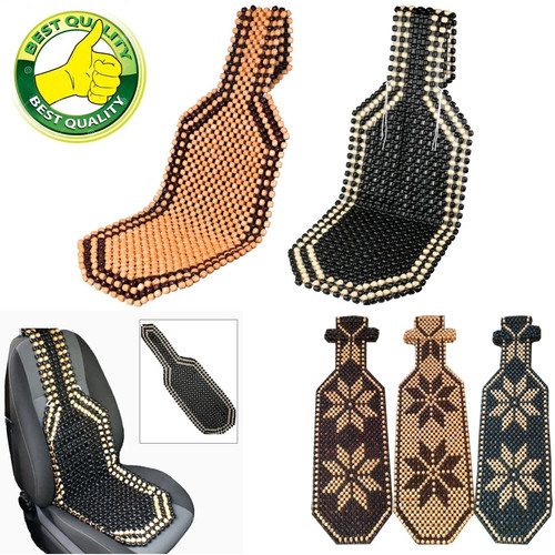 Wooden beaded car seat - beaded,