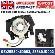 For Nissan Qashqai 06-13 Airbag Squib Clock Spring Sensor Spiral Cable 2 Plugs