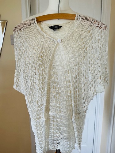 Stills cream cotton - cream, crochet