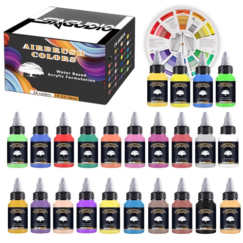 Airbrush acrylic paint set - paint,