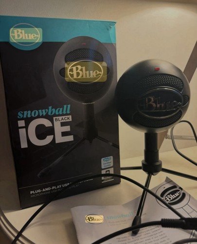 Blue snowball ice black - blue,