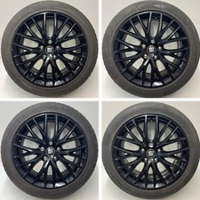 Genuine Seat Leon Alloys Wheels Good Tyres 5x112 5F0601025H Audi A3 Golf VAG