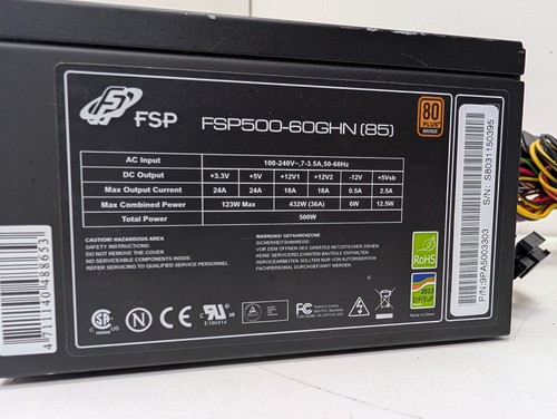 Fsp500 60ghn power supply - fsp500-60ghn, psu
