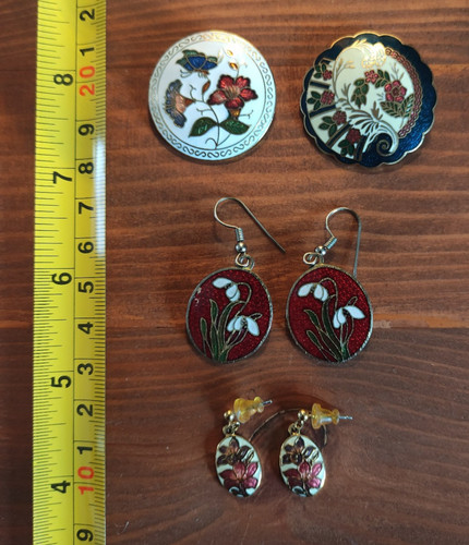 Bundle vtg brooches - vtg?,