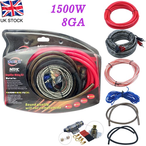 Car audio wiring kit amplifier - car,