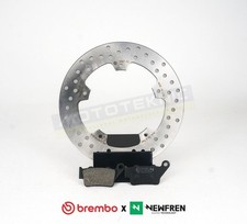 Brembo Rear Brake Disc and Newfren BT1 Pads to fit Yamaha FZ6 600 Fazer 2004-07