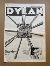BOB DYLAN SHOT OF LOVE POSTER