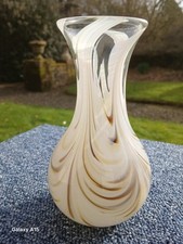 Adrian Sankey Studio Art  Glass Vase 14.5cm High