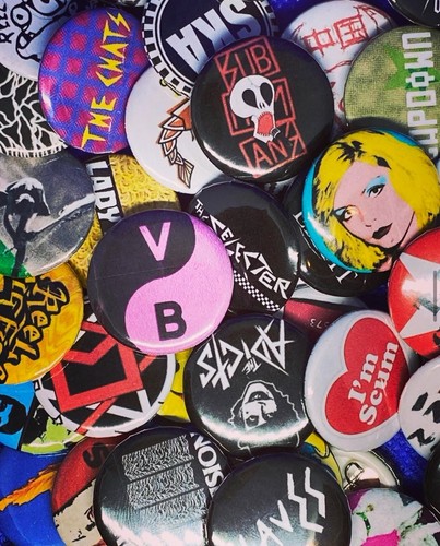 Punk new wave badges - 10,