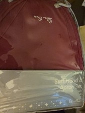 Silver Cross Surf Hood AndApron Set Raspberry Brand New In Box