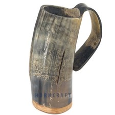 Medium Ox Horn Beer Tankard Soldiers Mead Mug Cup | Viking Drinking Horn Mug Cup