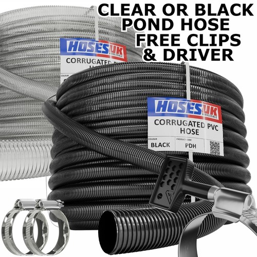Black clear pond - pond, hose