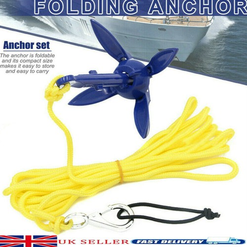 Foldable aluminum anchor - aluminum, kit