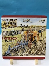 Fordson Model N Tractor - The Women’s Land Army  - Quality U.K. Manf Coaster