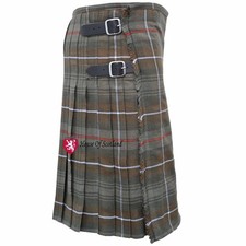 Weathered Makenzie Tartan kilt For Men 8 Yard 16oz Acrylic Wool Scootish Kilt
