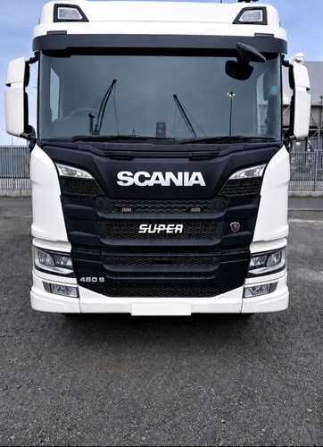 Scania super badge white - badge, –