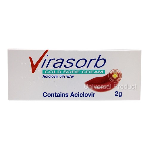 Virasorb cold sore cream tube - virasorb,