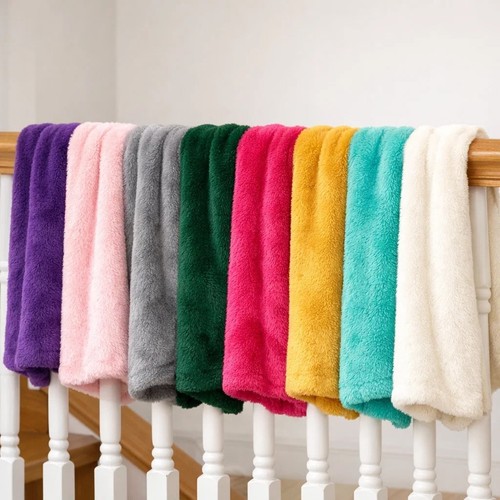 Cuddle fleece fabric plain - fleece,
