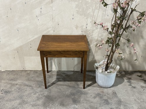 Vintage oak coffee side table - vintage,