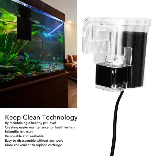 Fish tank filter wall mounted - filter,