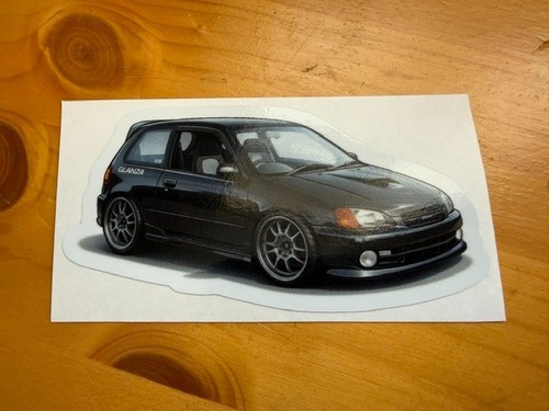 Toyota starlet glanza cartoon - starlet,