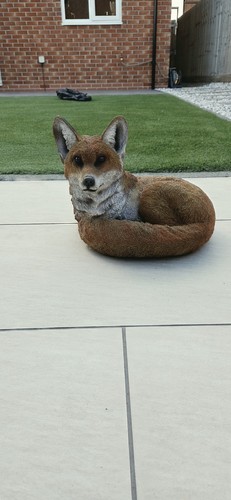 Fox garden ornament - garden,