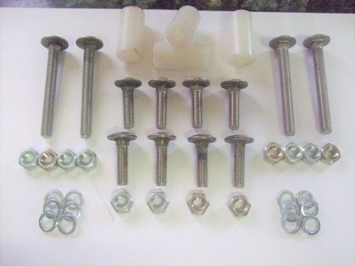 Bumper bolt set with spacers - bolt,