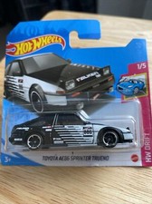 HOT WHEELS TOYOTA AE86 SPRINTER TRUENO FREE BOXED SHIPPING 