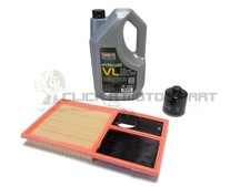 VW Polo Mk5 1.4 16V 10-14 Oil & Air Filter & 5L 5w30 Engine Oil Service Kit